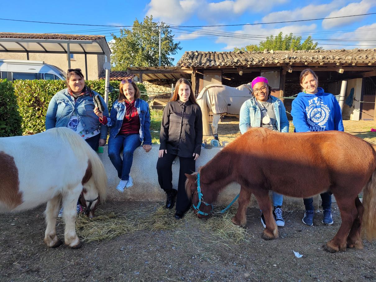 Groupe de professionnels en immersion
